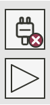 Disconnected and paused icons