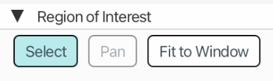 Region of interest Select control