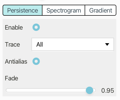 Persistence mode controls