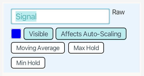 Editable trace label field