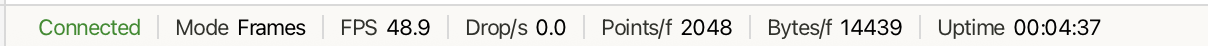 Diagnostics status bar